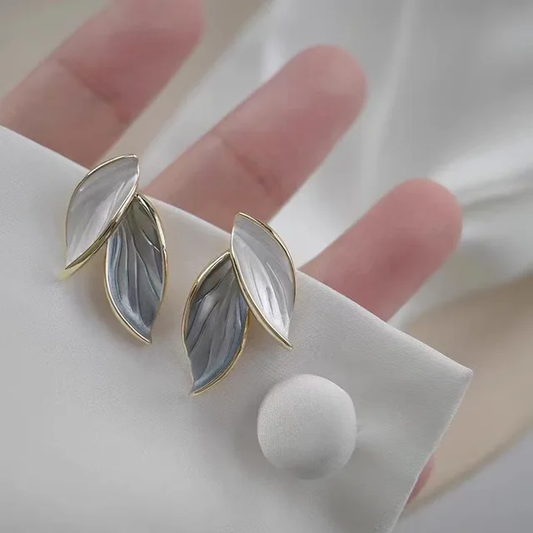 Cute Flower Petals Dual Shade Cute korean Earrings