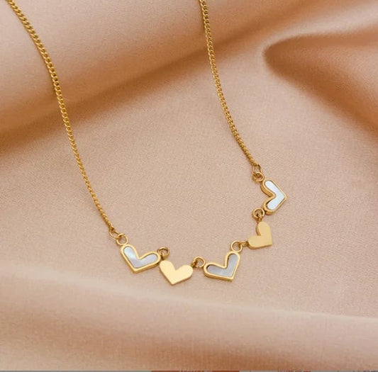 Elegant Gold Heart Charm Necklace