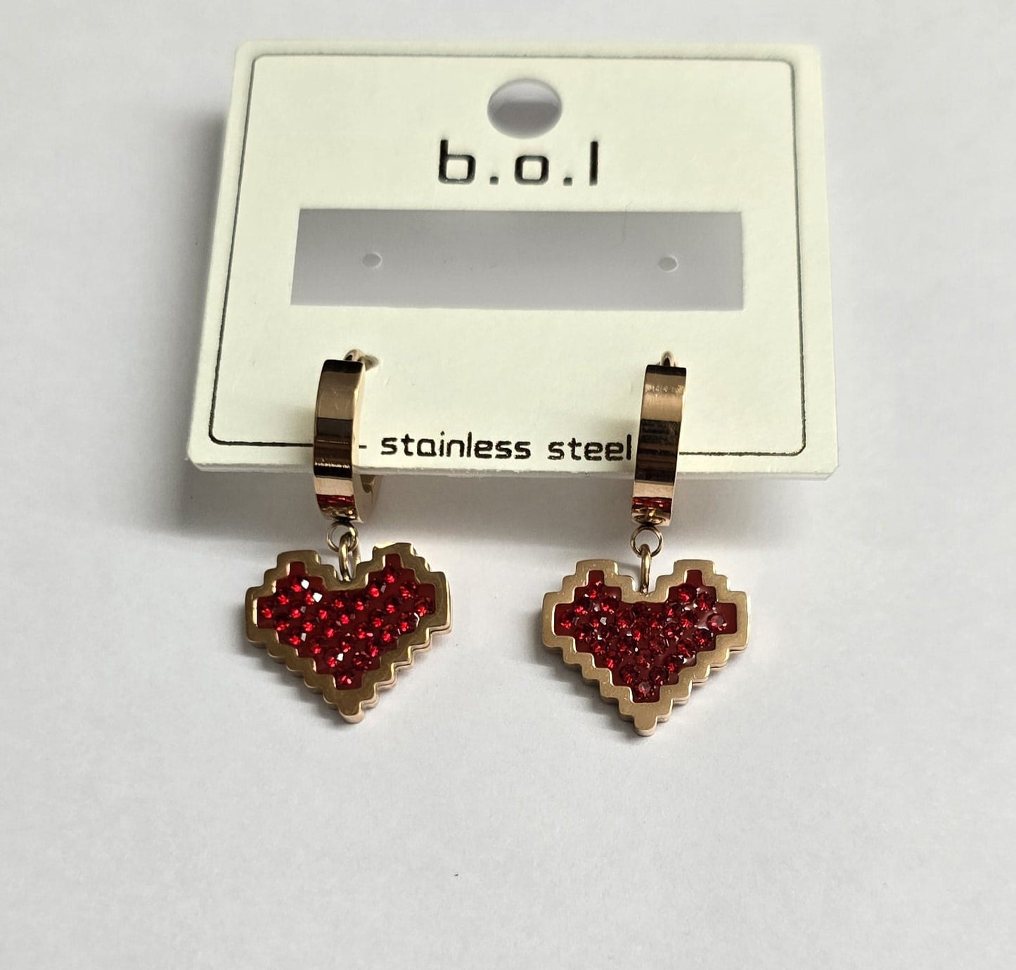 Golden Geo Drop Earrings