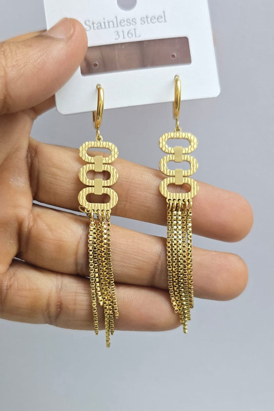 Linear Cascade Earrings